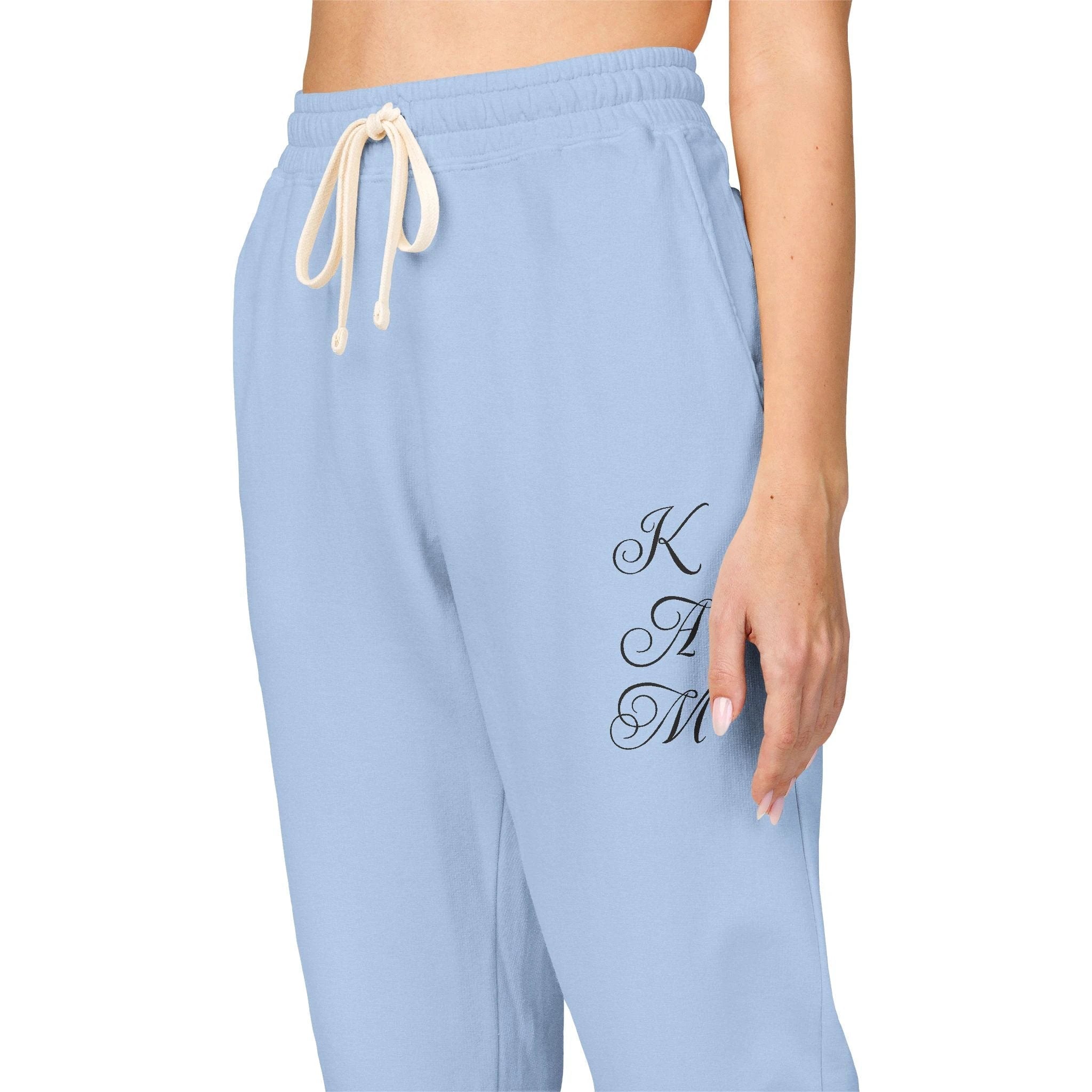Personalized Monogram Joggers — Casual Unisex Fleece Sweatpants by Printify
