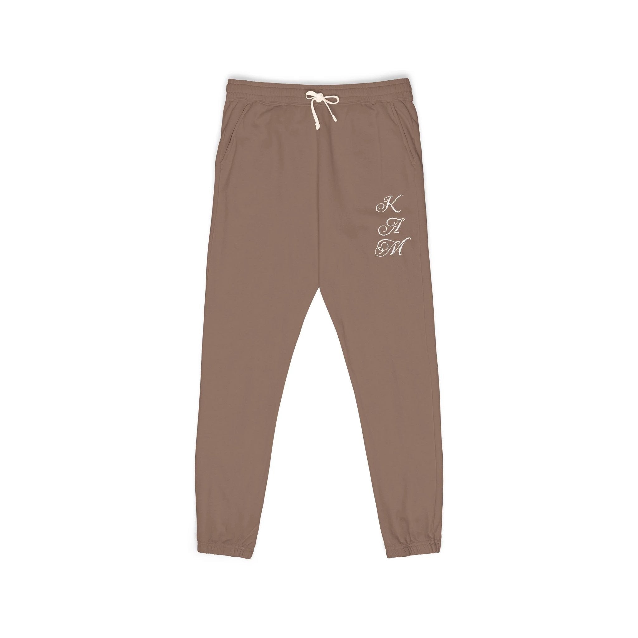 Personalized Monogram Joggers — Casual Unisex Fleece Sweatpants by Printify