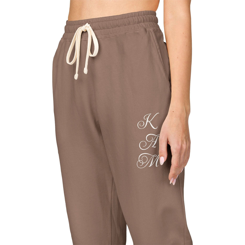 Personalized Monogram Joggers — Casual Unisex Fleece Sweatpants by Printify