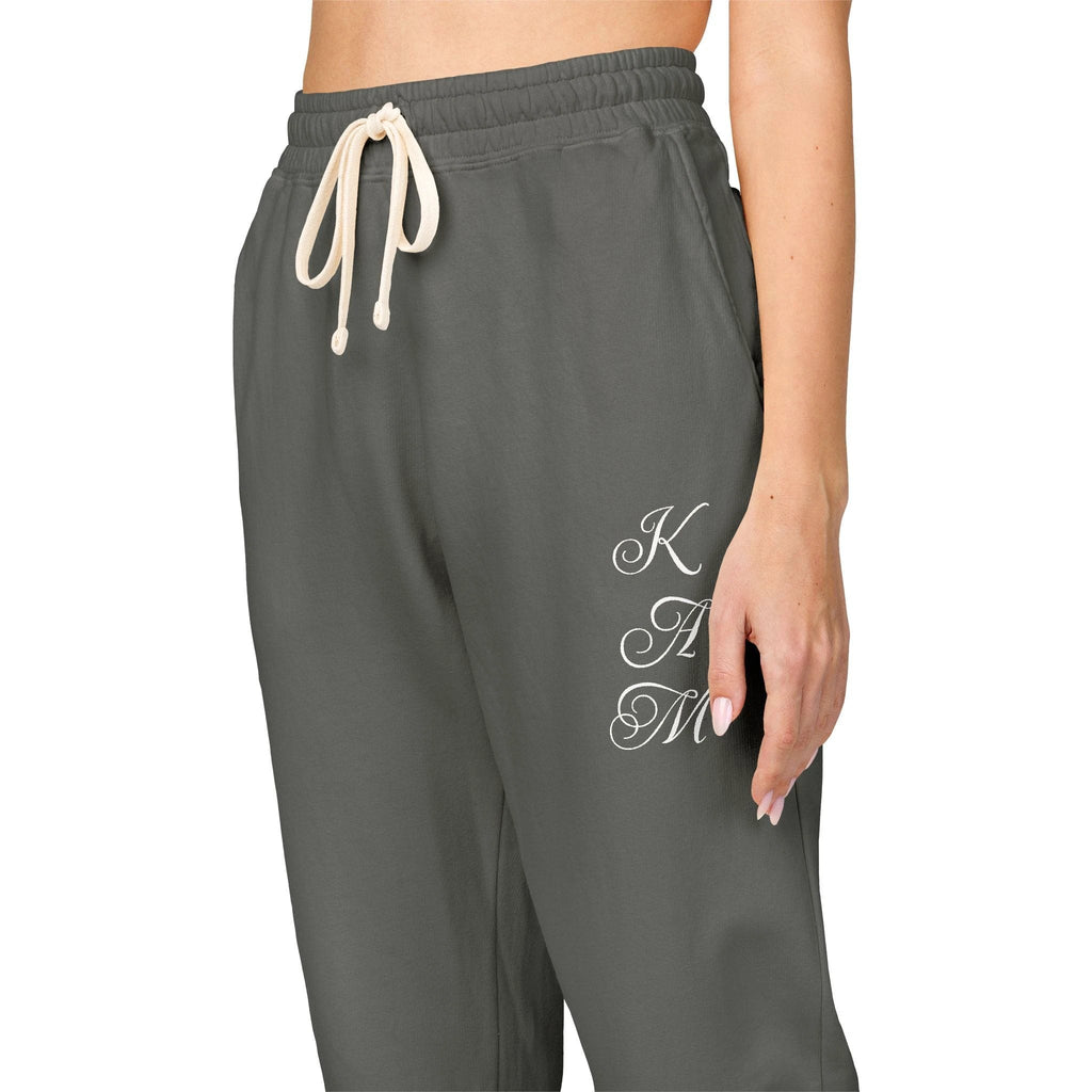 Personalized Monogram Joggers — Casual Unisex Fleece Sweatpants by Printify