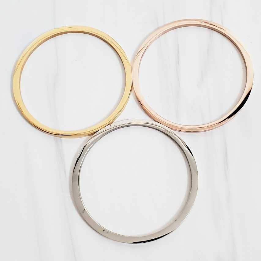 Personalized Stainless Steel Bangle Bracelet Stamped Bangles La Vie Bien Personalized Stainless Steel Bangle Bracelet