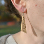 Personalized Star - Chart Olivewood Ascent Earrings Necklaces La Vie Bien Personalized Star - Chart Olivewood Ascent Earrings