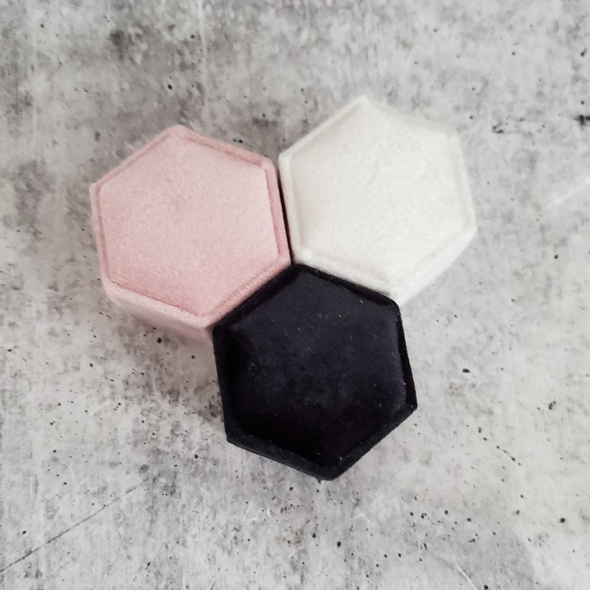 Personalized Velvet Ring Box Jewelry Holders La Vie Bien Personalized Velvet Ring Box