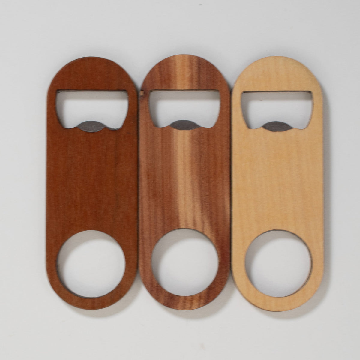 Personalized Wood Veneer Small Bottle Opener Bottle Opener La Vie Bien Personalized Wood Veneer Small Bottle Opener