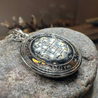 Petite Archangel Gabriel Sigil Pendant in Sterling Silver Pendant La Vie Bien Petite Archangel Gabriel Sigil Pendant in Sterling Silver