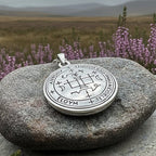 Petite Archangel Gabriel Sigil Pendant in Sterling Silver Pendant La Vie Bien Petite Archangel Gabriel Sigil Pendant in Sterling Silver