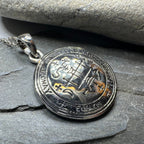Petite Archangel Gabriel Sigil Pendant in Sterling Silver Pendant La Vie Bien Petite Archangel Gabriel Sigil Pendant in Sterling Silver