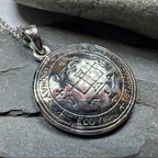 Petite Archangel Gabriel Sigil Pendant in Sterling Silver Pendant La Vie Bien Petite Archangel Gabriel Sigil Pendant in Sterling Silver