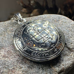 Petite Archangel Gabriel Sigil Pendant in Sterling Silver Pendant La Vie Bien Petite Archangel Gabriel Sigil Pendant in Sterling Silver