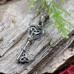 Petite Celtic Key Necklace Pendant La Vie Bien Petite Celtic Key Necklace