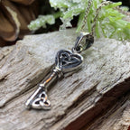 Petite Celtic Key Necklace Pendant La Vie Bien Petite Celtic Key Necklace