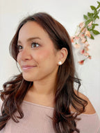 Petite Floral Stud Earrings by Ash & Rose