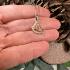 Petite Irish Harp Necklace Pendant La Vie Bien Petite Irish Harp Necklace