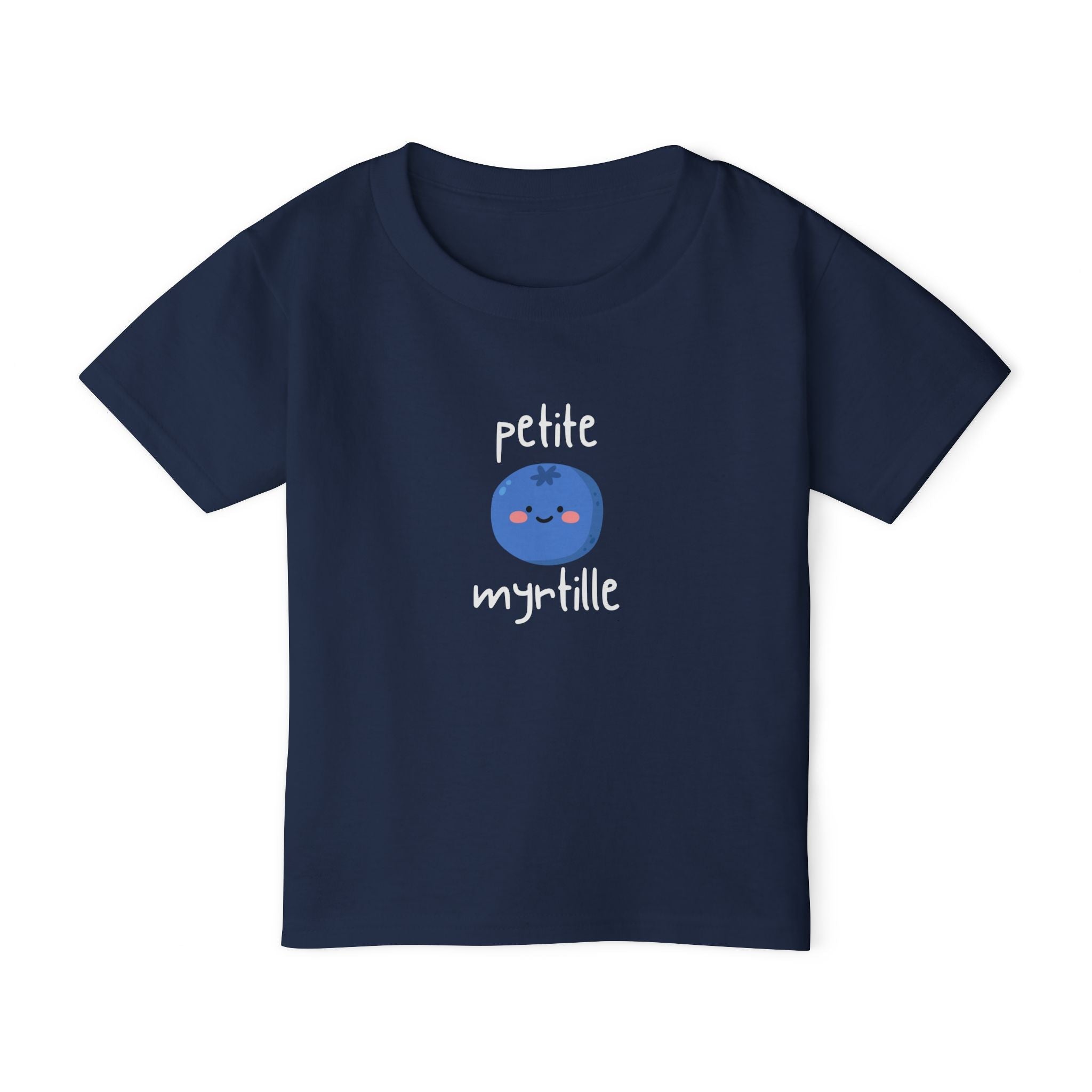 Petite Myrtille French Toddler T-Shirt — Cute Blueberry Graphic Tee for Babies & Toddlers Kids clothes La Vie Bien Petite Myrtille French Toddler T-Shirt — Cute Blueberry Graphic Tee for Babies & Toddlers