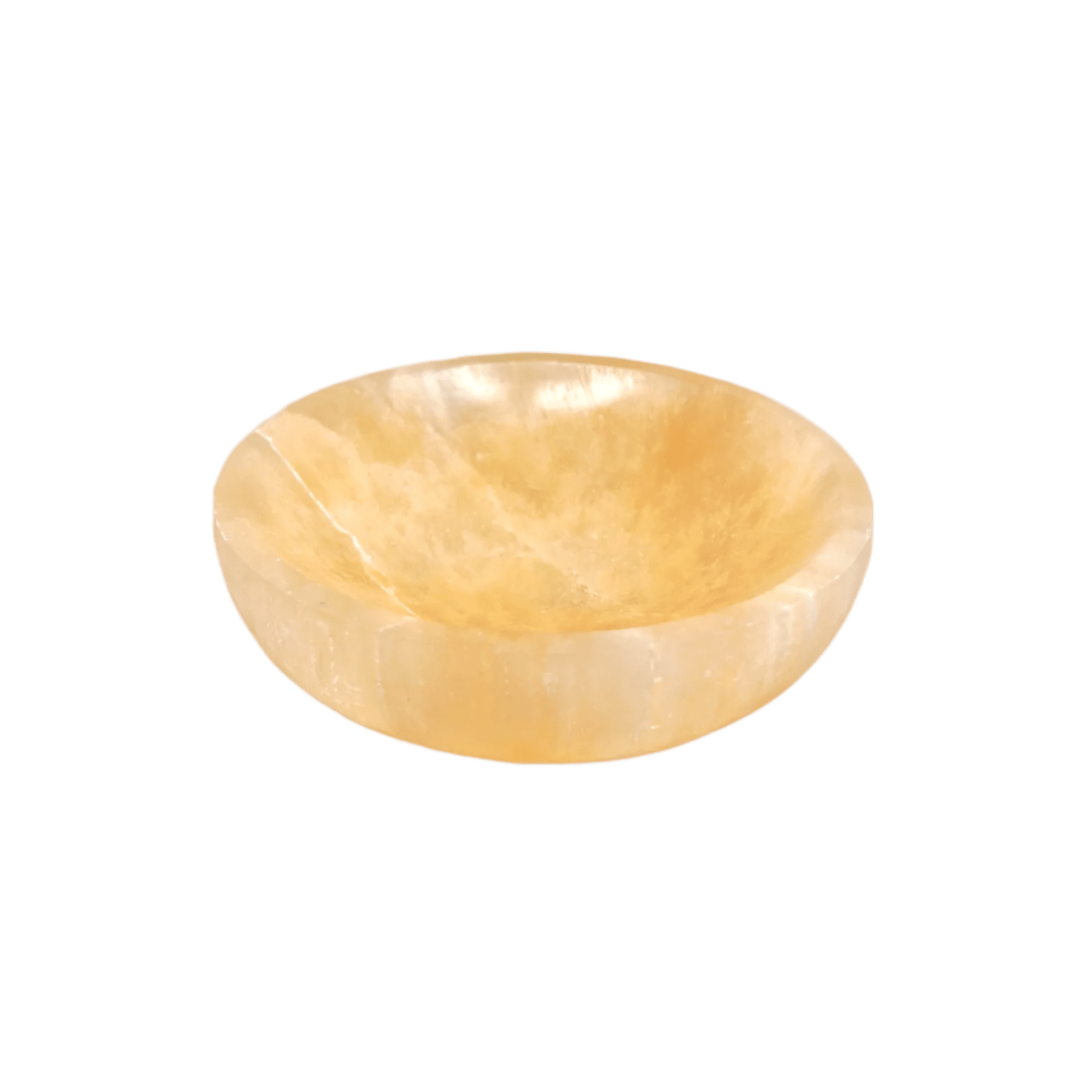 Petite Orange Selenite Bowl