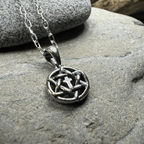 Petite Star of David Cross Necklace in Sterling Silver Pendant La Vie Bien Petite Star of David Cross Necklace in Sterling Silver