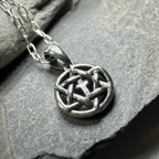 Petite Star of David Cross Necklace in Sterling Silver Pendant La Vie Bien Petite Star of David Cross Necklace in Sterling Silver