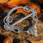 Pewter Scotland Highland Cow Scarf Ring - Handmade in England Scarf Ring La Vie Bien Pewter Scotland Highland Cow Scarf Ring - Handmade in England