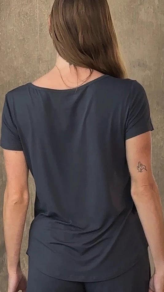 Women’s Bamboo Lounge Short Sleeve T-Shirt by Spun Bamboo