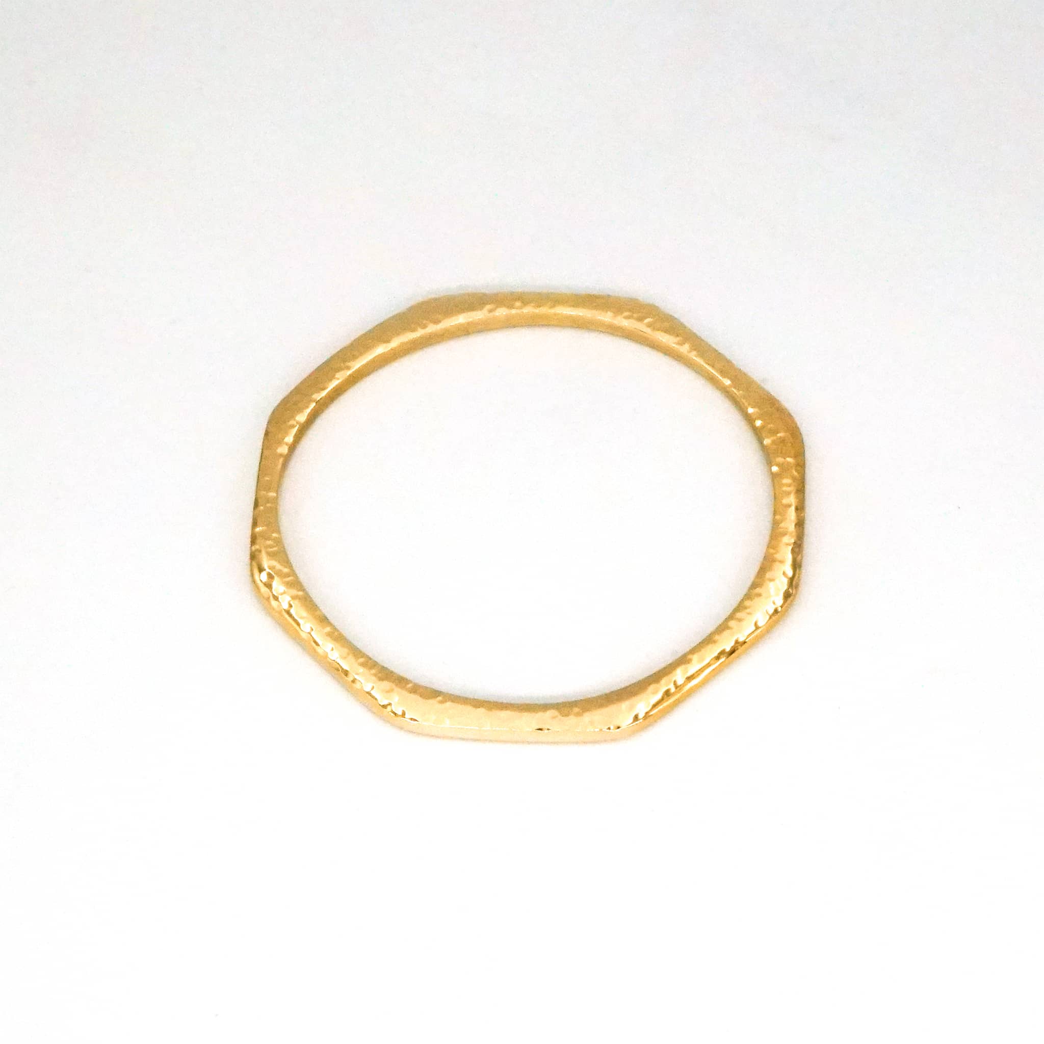 Pia Brass Hand - Hammered Stackable Bangle for Women Bracelets La Vie Bien Pia Brass Hand - Hammered Stackable Bangle for Women