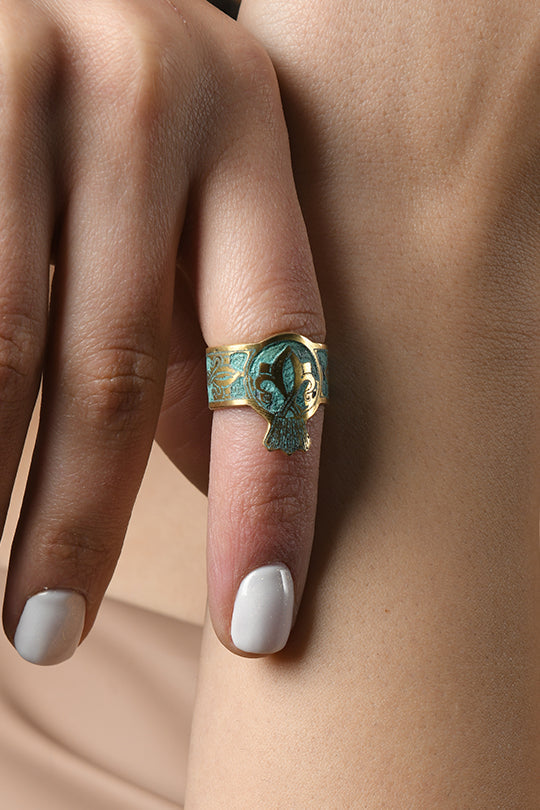 Pomegranate Patterns Ring