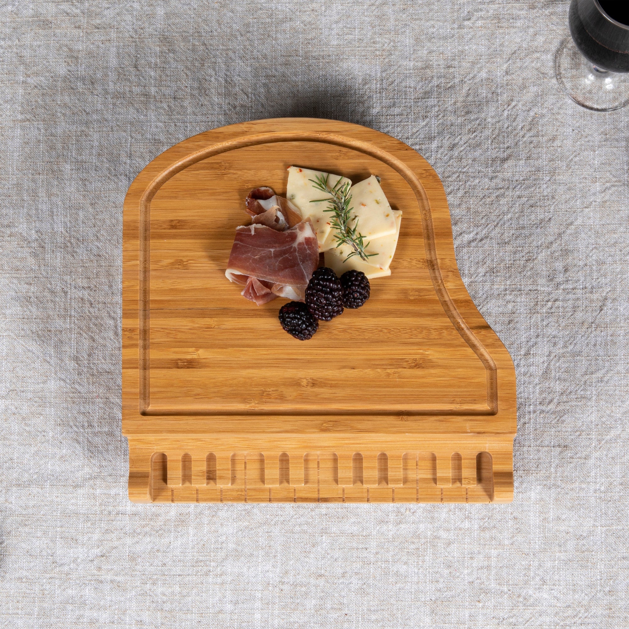 Piano Cheese Cutting Board & Tools Set Core La Vie Bien Piano Cheese Cutting Board & Tools Set