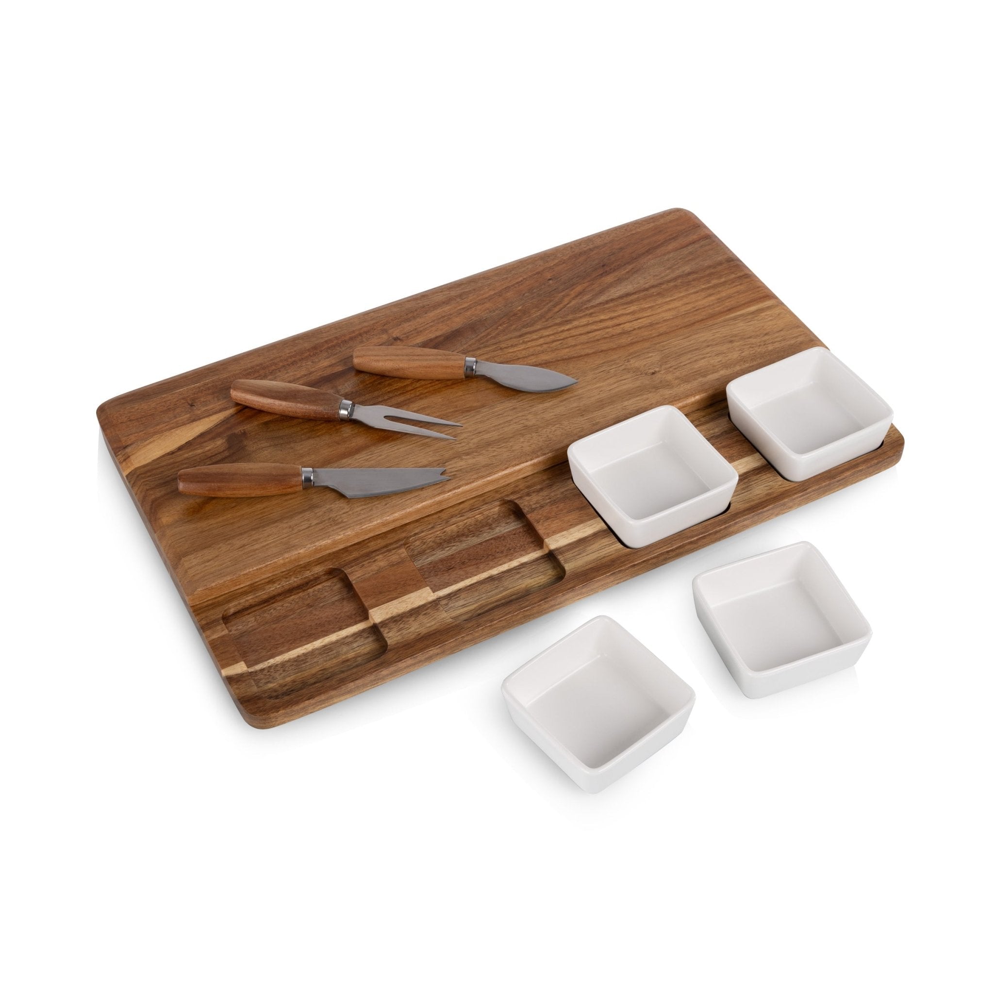 Picada Tapas & Cheese Board Set with Dip Bowls Core La Vie Bien Picada Tapas & Cheese Board Set with Dip Bowls