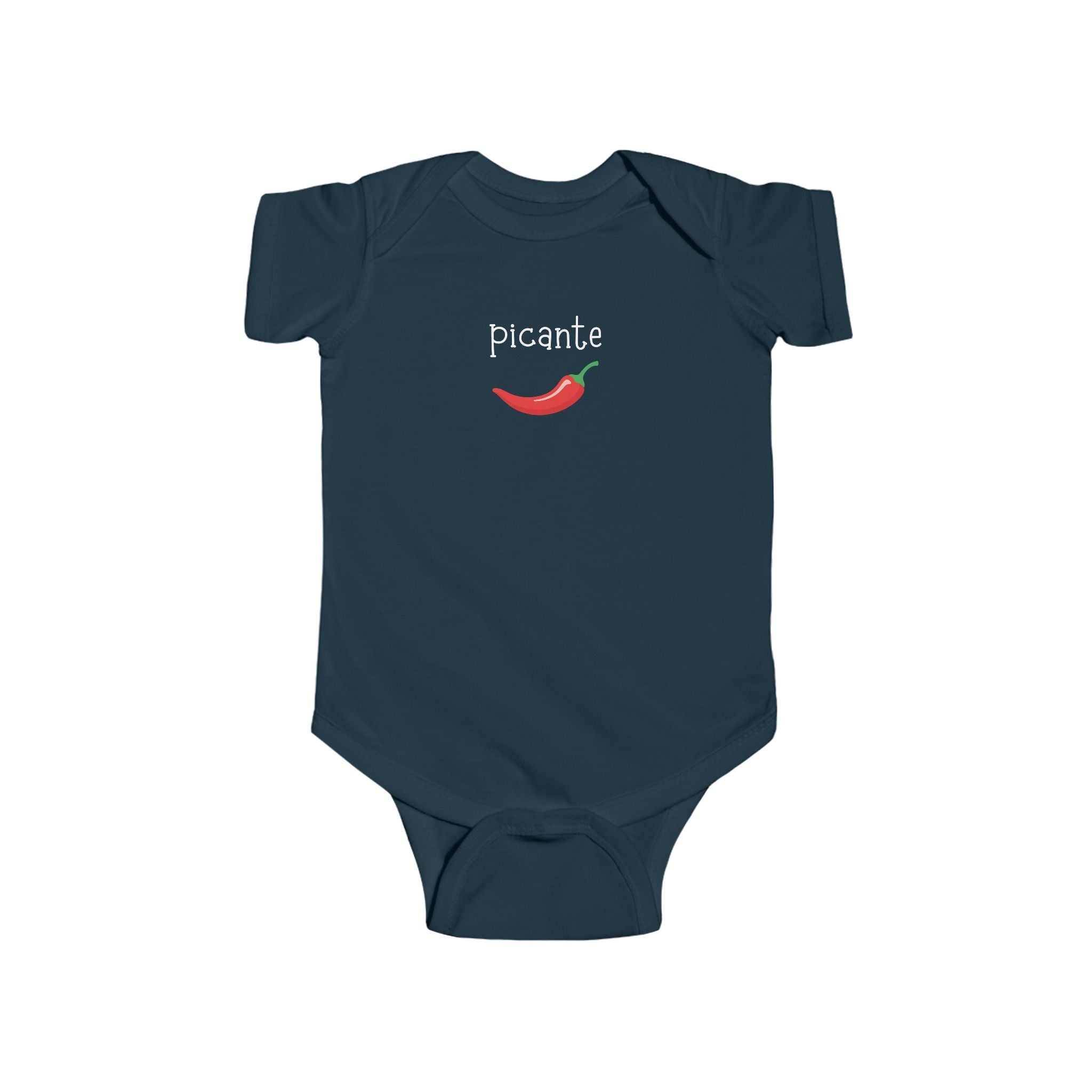 Picante spicy Spanish Chili Pepper Infant Bodysuit, cute pepper Baby outfit Kids clothes La Vie Bien Picante spicy Spanish Chili Pepper Infant Bodysuit, cute pepper Baby outfit