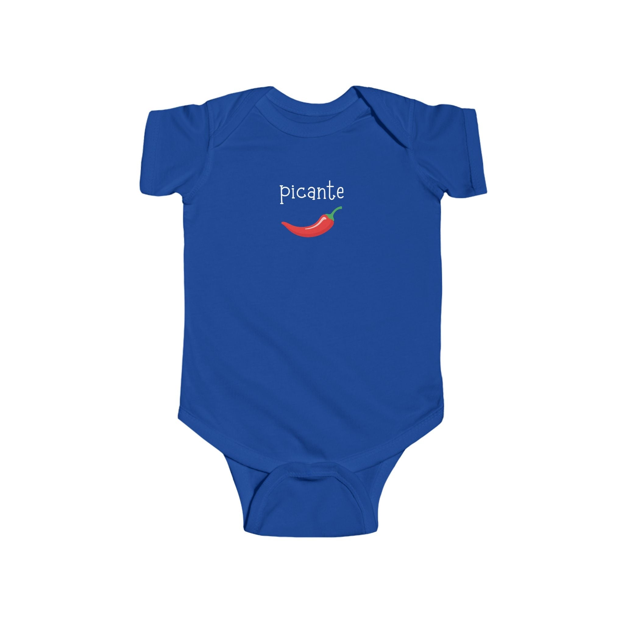 Picante spicy Spanish Chili Pepper Infant Bodysuit, cute pepper Baby outfit Kids clothes La Vie Bien Picante spicy Spanish Chili Pepper Infant Bodysuit, cute pepper Baby outfit