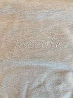 Piccolo Italian embroidered Baby jersey bodysuit, minimalist Italian baby shower outfit Baby bodysuit La Vie Bien Piccolo Italian embroidered Baby jersey bodysuit, minimalist Italian baby shower outfit