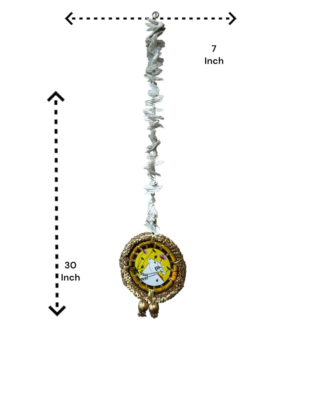 Pichwai, Ring & Tassels Lari, Set of 2 Festive Decor La Vie Bien Pichwai, Ring & Tassels Lari, Set of 2