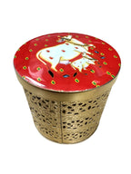 Pichwai Round Trinket Box Home Decor La Vie Bien Pichwai Round Trinket Box