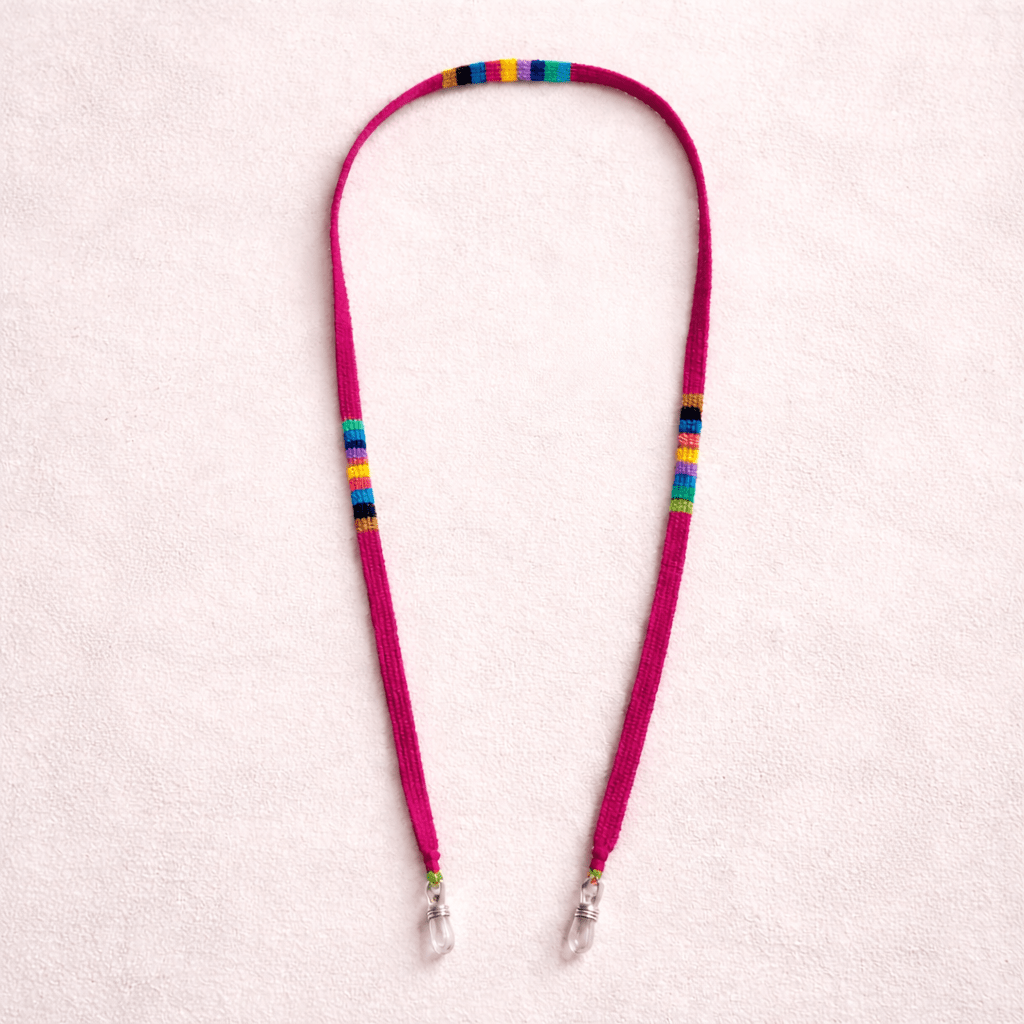 Pick Color! Guatemalan Artisan Woven Eyeglass Holders - Guatemala Apparel La Vie Bien Pick Color! Guatemalan Artisan Woven Eyeglass Holders - Guatemala