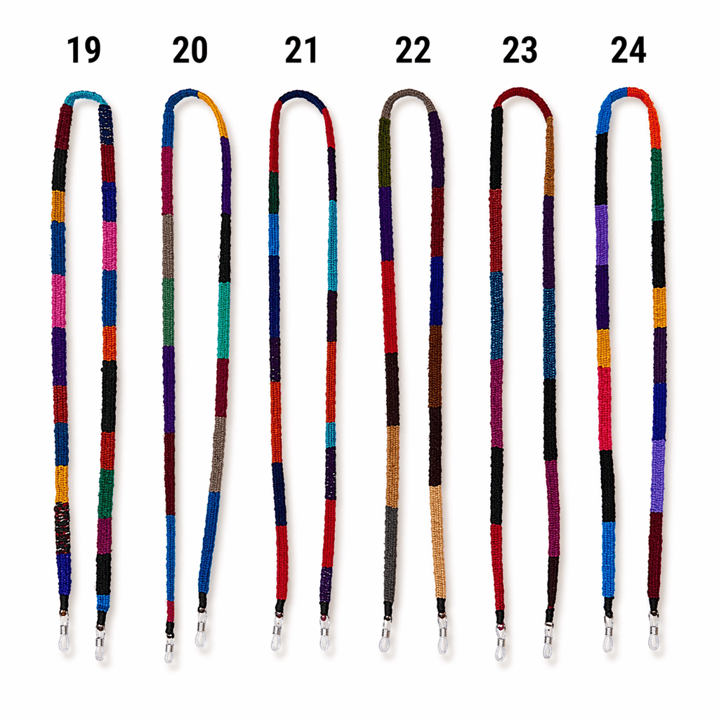 Pick Color! Guatemalan Artisan Woven Eyeglass Holders - Guatemala Apparel La Vie Bien Pick Color! Guatemalan Artisan Woven Eyeglass Holders - Guatemala