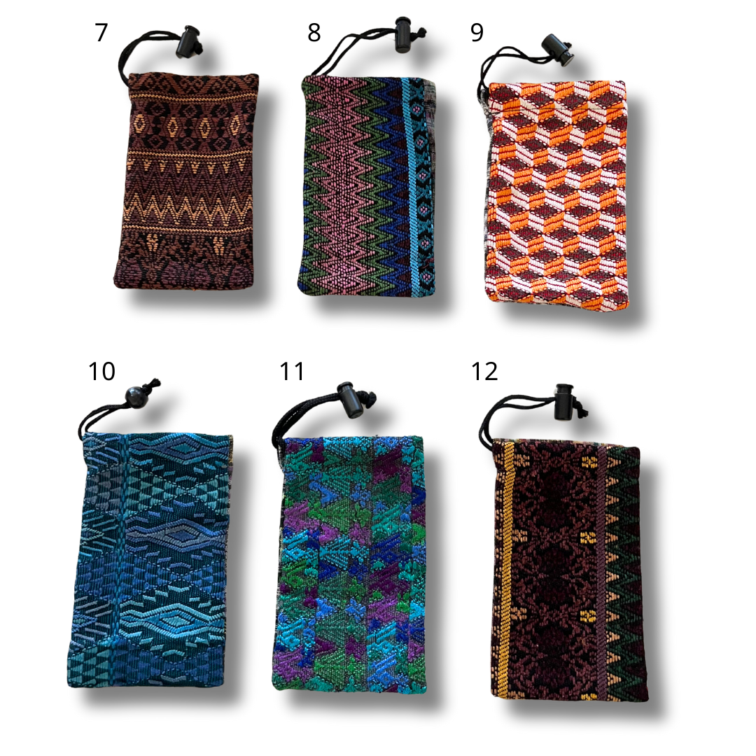 Pick Color: Sunglass | Eyeglass Case Up - cycled Textile One - of - a - kind Huipil - Guatemala Bags La Vie Bien Pick Color: Sunglass | Eyeglass Case Up - cycled Textile One - of - a - kind Huipil - Guatemala