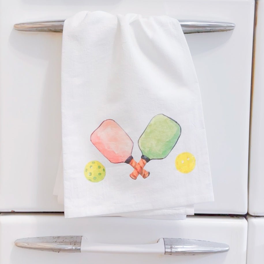Pickleball Tea Towel Tea Towels La Vie Bien Pickleball Tea Towel