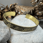 Pictish Bronze Cuff Bracelet Bracelet La Vie Bien Pictish Bronze Cuff Bracelet