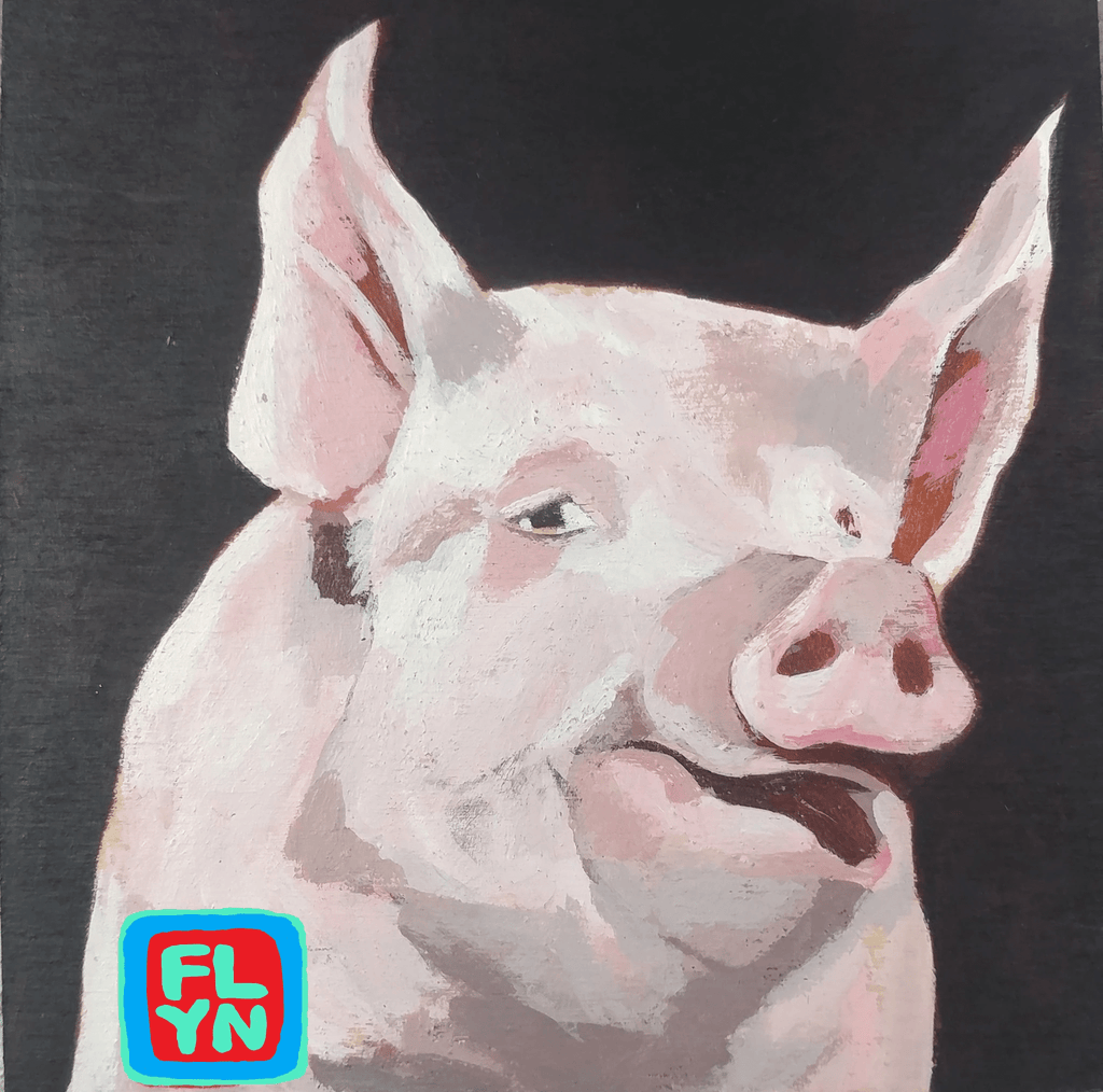Piggie Sticker by FLYNhats