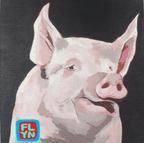 Piggie Sticker by FLYNhats