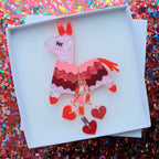 Pinata Of Love Brooch by Cherryloco Brooches La Vie Bien Pinata Of Love Brooch by Cherryloco