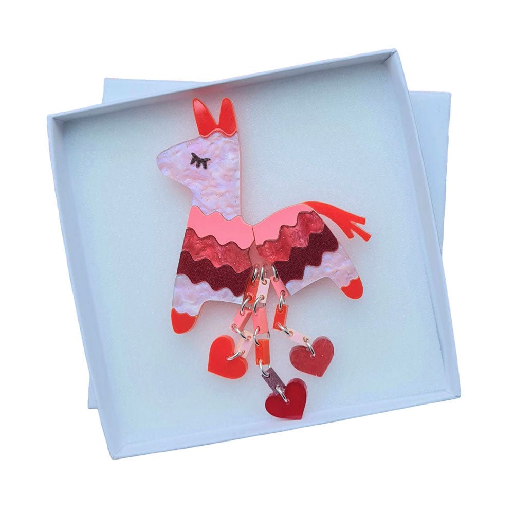 Pinata Of Love Brooch by Cherryloco Brooches La Vie Bien Pinata Of Love Brooch by Cherryloco
