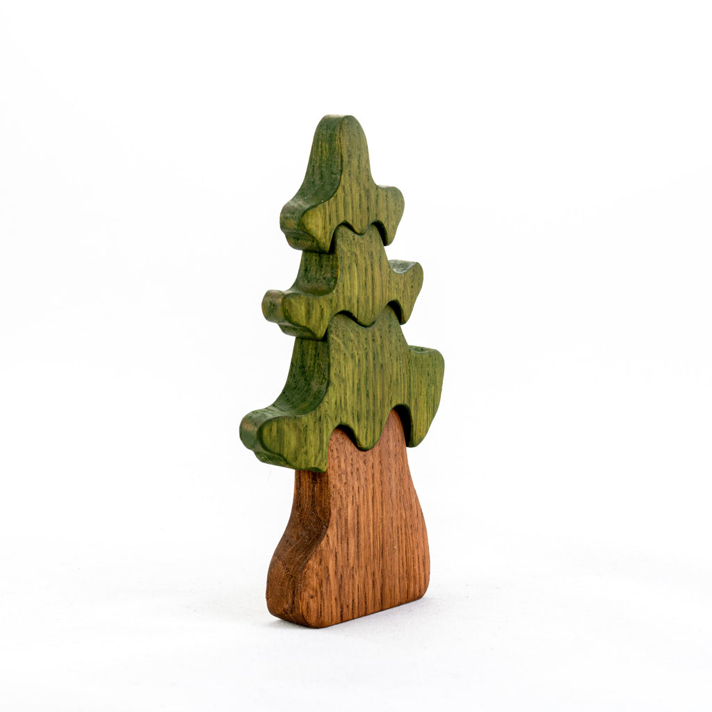 Wooden Pine Tree Puzzle