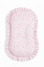 Pink Chinoiserie Ruffle Baby Lounger Cover La Vie Bien Pink Chinoiserie Ruffle Baby Lounger Cover