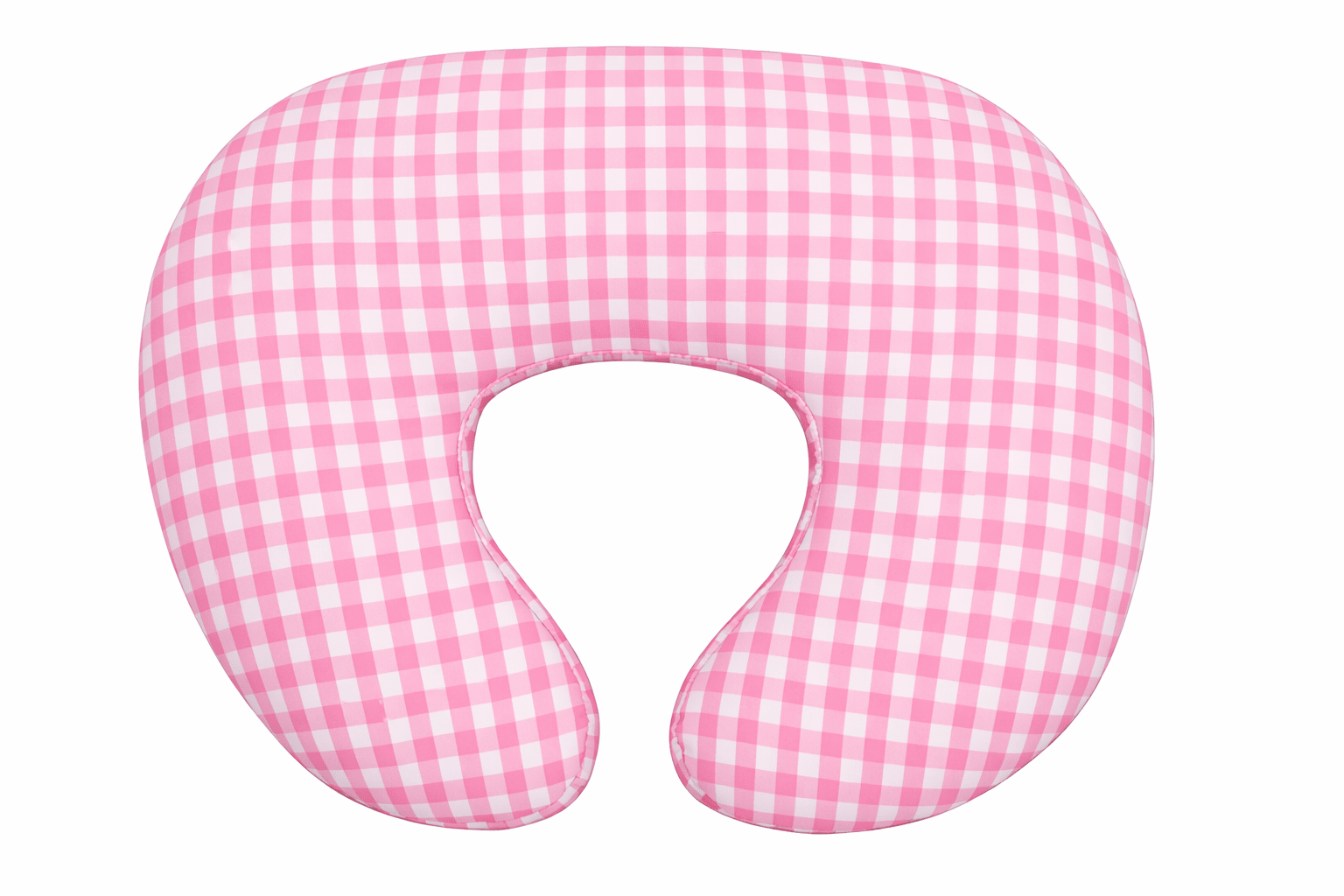 Pink Gingham Nursing Pillow Cover La Vie Bien Pink Gingham Nursing Pillow Cover