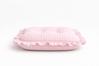 Pink Gingham Ruffle Baby Lounger Cover La Vie Bien Pink Gingham Ruffle Baby Lounger Cover