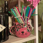 Pink Leopard Cat Mug | Cute Ceramic Coffee Tea Cup | Gift for Her by The Bullish Store