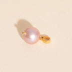 Pink Pearl Necklace Charm by Oh Clementine