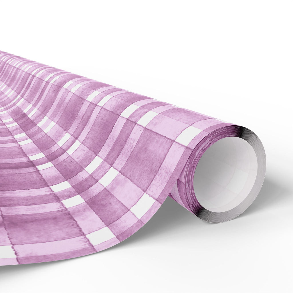 Pink Plaid Wrapping Paper, Gift Wrap for Birthdays, Holidays, Housewarming, Baby Showers, Special Occasions