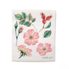 Pink Roses Swedish Dishcloth Swedish Dishcloths La Vie Bien Pink Roses Swedish Dishcloth