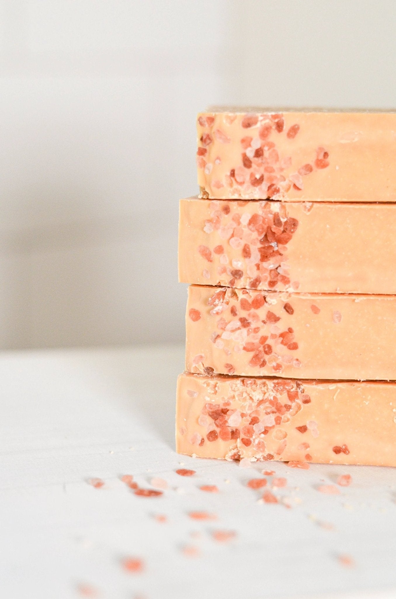 Pink Salt + Grapefruit Cleansing Bar Handmade Tallow and Goat Milk Soap Bar by Pretty farm girl